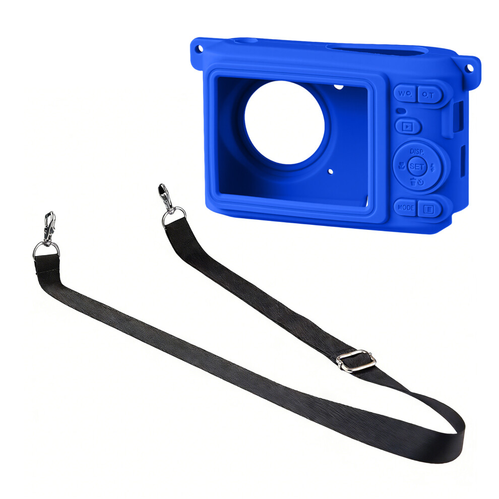 Shock Absorbing Silicone Case For Pixpro Fz45 Easy To Clean Comfortable Grip Blue 7695001162630