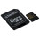 Kingston Kingston microSDHC SDC4/8GB Class 4 Flash Card + SD Adapter, Black 1