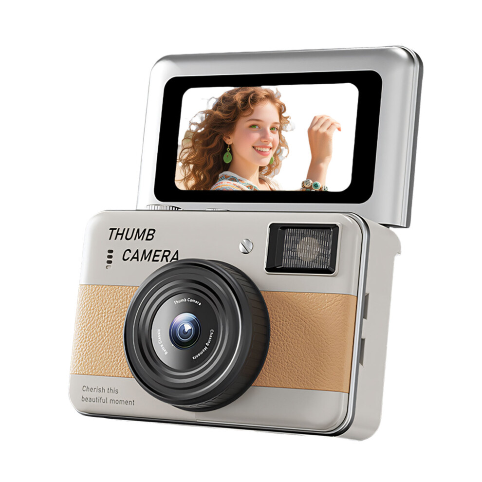 Tiny 1.47Inch Screen Keychain Camera 1080P Recording And Electronic Anti Shake Yellow 7695001162982