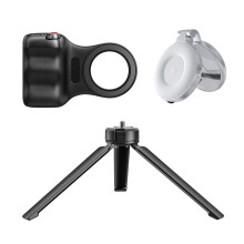 Fun Shot Magnetic Phone Camera Grip Magnetic Selfies Light For Black 1ShootingAidTripod