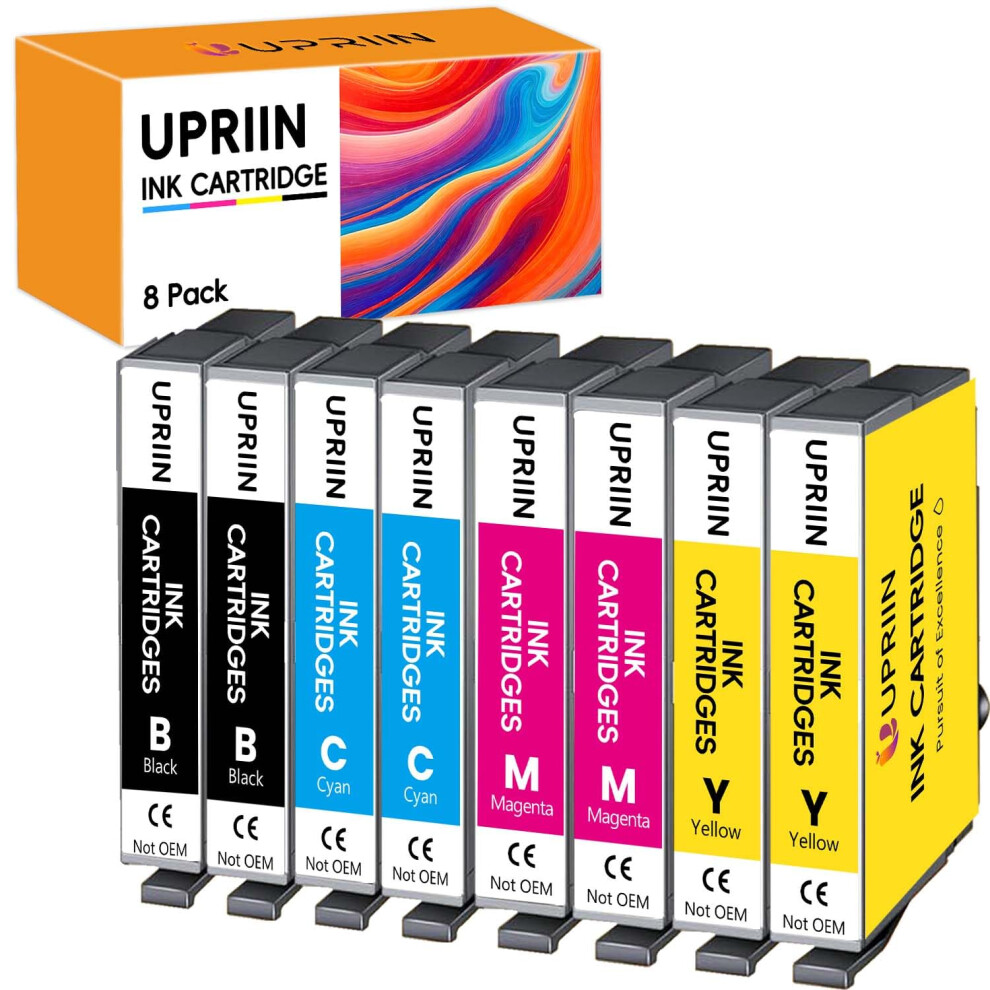 8-Pack Compatible 405XL Ink Cartridges Multipack Replacement For Epson Wf-4820 Ink Cartridges For Workforce Pro Wf-3820 Wf-7310 Wf-7830 Wf-7835 Wf-78 5003965789411