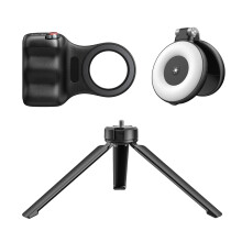 Magnetic Phone Camera Grip Fill Light Option for Stable Black 1ShootingAidTripod1