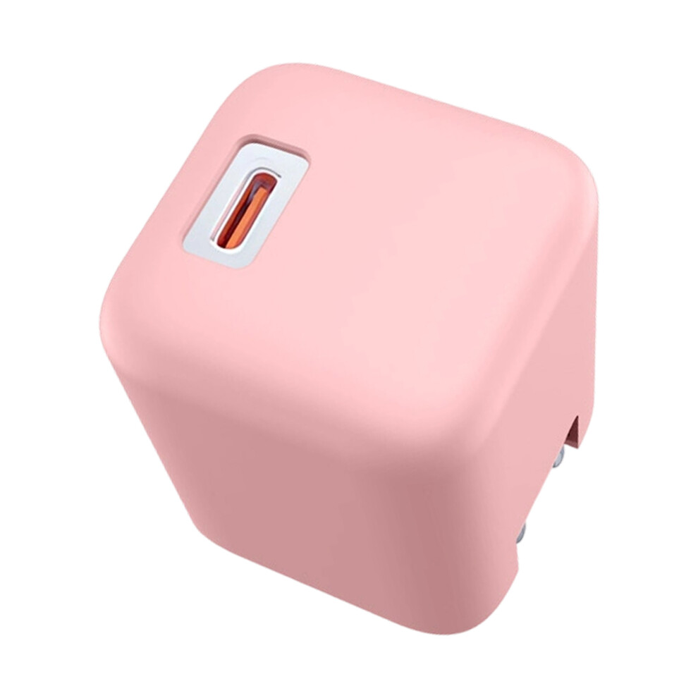 Water Resistant Silicone Sleeve Case For Dedicated 45W Charging Block Pink 7695001236874
