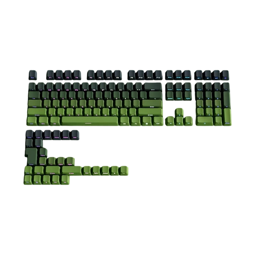 Ergonomic Keycaps Mechanical Keyboards Pbt Keycaps For 6.25U Keyboards Matcha 7695001242035