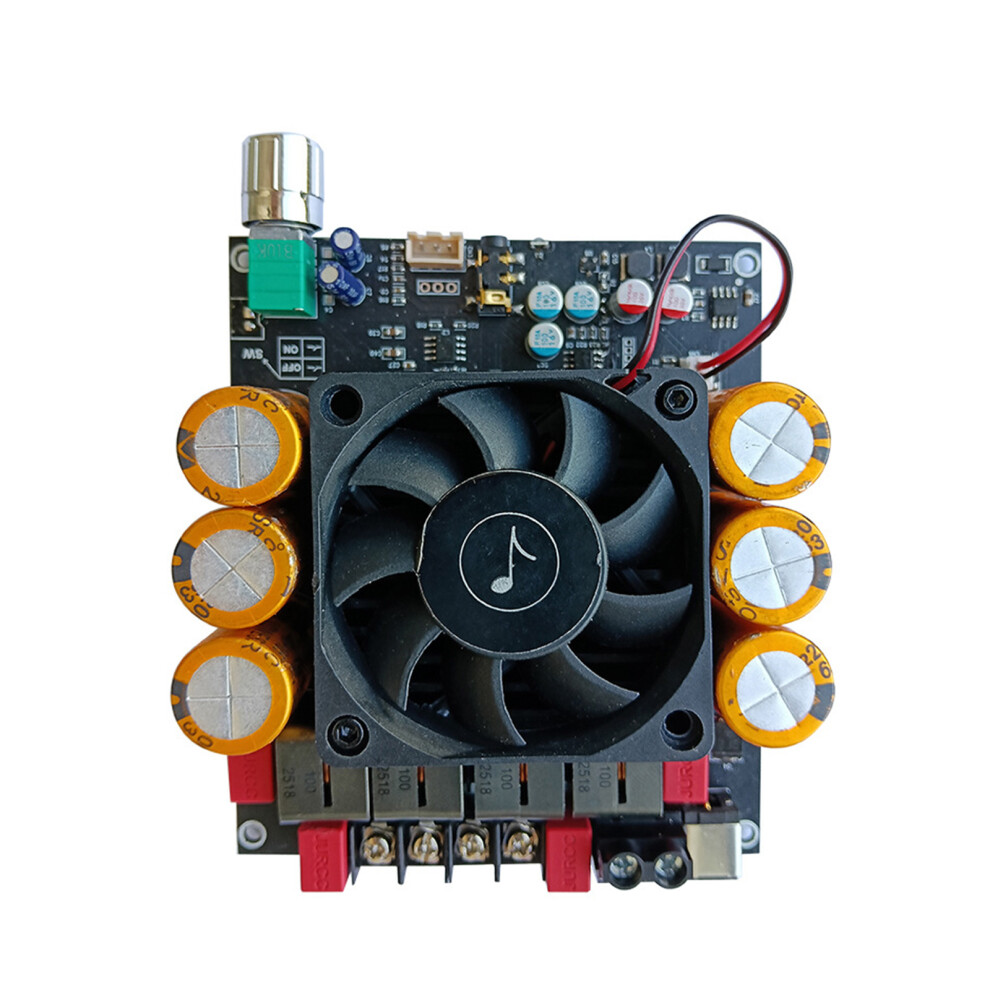 Tpa3255 Sound Amplifier Board Double Channel 600W+600W Stereo Module With Fan 7695001195232