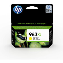 HP 3JA29AE 963XL High Yield Original Ink Cartridge, Yellow, Single Pack
