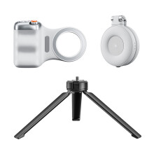 Adjustable Photography Support Phone Grip Magnetic Attachment White ShootingAidTripod