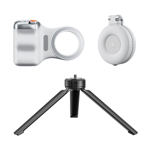 Adjustable Photography Support Phone Grip Magnetic Attachment White ShootingAidTripod