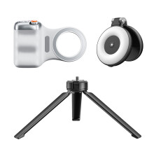 Strong Magnetic Phone Mount Grip Fill Light Tripod Option for White 1ShootingAidTripod1