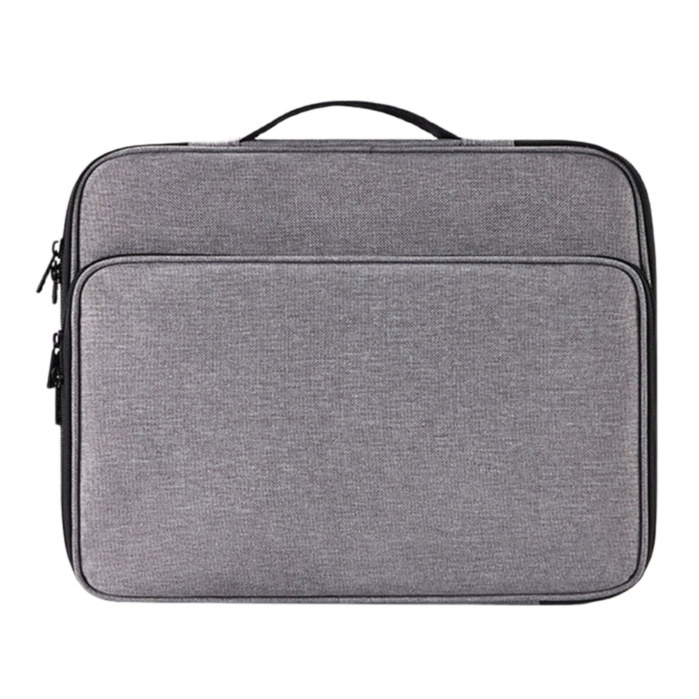 180 Degree Full Open Tablet Bag Sleeve Handbag Portable Laptop Sleeve Case L Gray 7695001226585