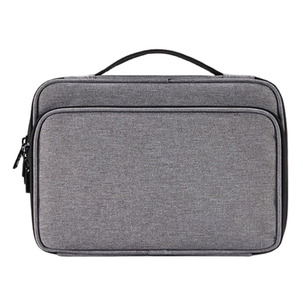 Portable Tablet Bag For Travel With 180 Degree Full Open Soft Sleeve Tablet Pc S Gray 7695001226547