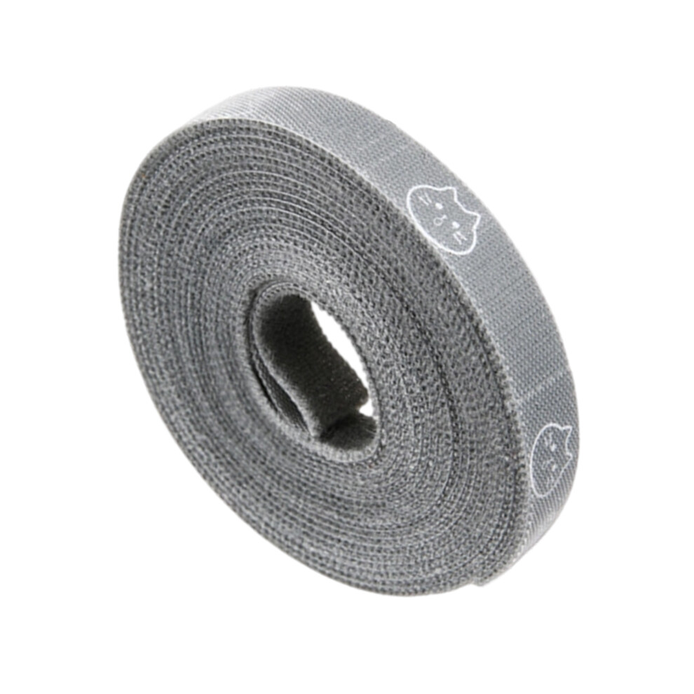 Data Cable Management Cable Tie Reusable Removable Multipurpose Wire Organization Gray 7695001249133