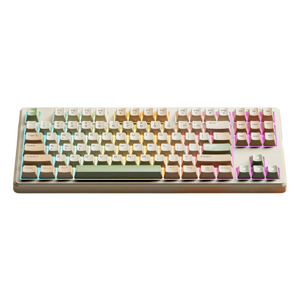 Space Saving 87Key Compact Keyboards Mouse Set Mechanical Cheese Color Single Keyboard 7695001236201