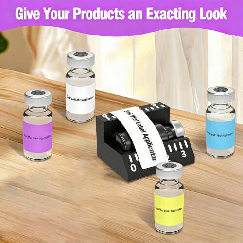 Handy Label Applicator Dispenser For Small Containers Suitable For Home Purple 1 2