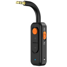 STFMHEZ Bluetooth 5.4 AUX Adapter, 2 in 1 Bluetooth Transmitter Receiver, Mini Wireless 3.5mm Audio Adapter for Home Car Airplane PC Audio Music Head
