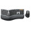 ProtoArc Ergonomic Wireless Keyboard Mouse, EKM01 Plus Full Size Ergo Bluetooth Keyboard Mouse Combo, Split Design, Wrist Rest, Multi-Device, Recharg 1