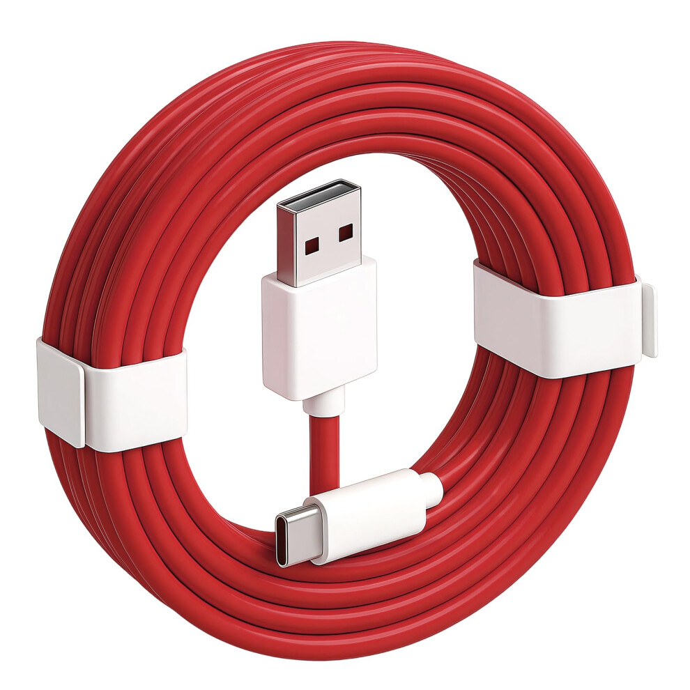Lotnery 2M Usb C Charging Cable For Oneplus - 100W Warp Charge Compatible For Oneplus 11/10 Pro/Nord 2T/8/7 Pro/7T/6T/6/5T/5 | Super Fast Charger Cor 5009352917504