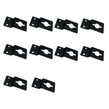 Pack of 10 Heavy Duty Metal Speaker Hooks 64Mm for Sound Equipment Installation