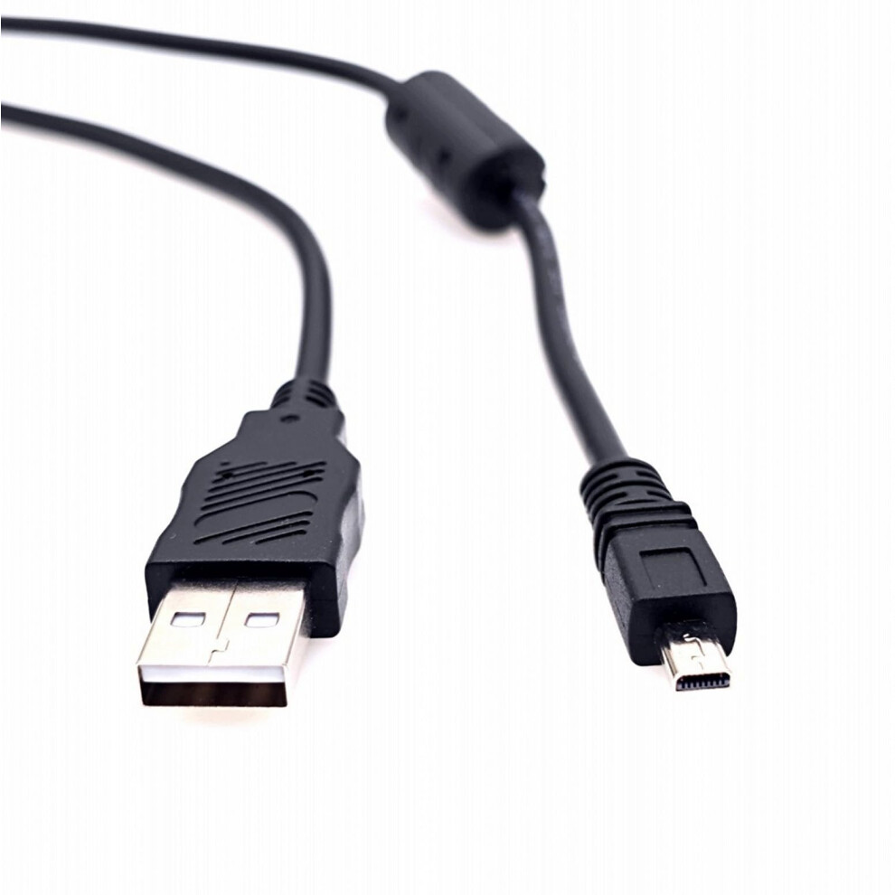 Photos - Cable (video, audio, USB) JZK USB Charging and Photo Image Data Transfer Cable, 1m USB A Male To Mini B 8-pin Flat Lead for Panasonic Lumix DMC-TZ61,