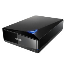 ASUS BW-16D1X-U external 16X Blu-ray writer, USB 3.0, Mac Compatible, M-DISC support, Disc Encryption, Unlimited Webstorage(12 months), NERO Backitup