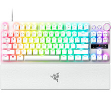Razer Huntsman V3 Pro Tenkeyless - TKL Analogue Optical Esports PC Keyboard (Onboard Settings, Multifunction Wheel with 2 Dedicated Keys, PBT Keycaps