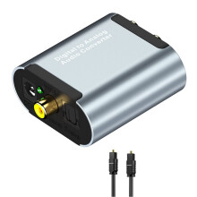 Plugs Play USB Power Digitals To Analogs Sound Converters Opticals Coaxials To Host fiber