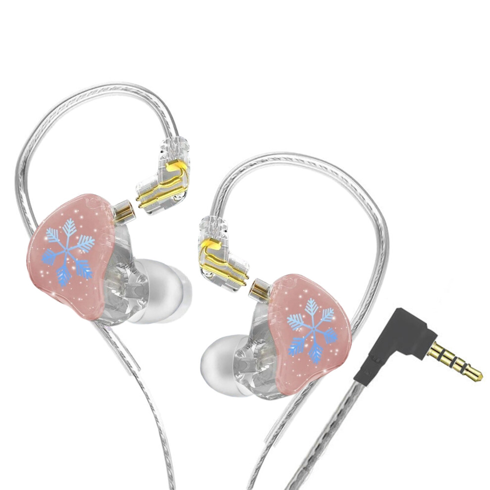 3.5Mm/Type C Headset Earpiece In Ear Cord Earbud 3.5Mm/Type C Earphone 3.5Mm Pink 7695001176415