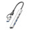 Multiports USB C Hubs Fast Data Transfer Adapters for Travel Workstations Setups Silver 1