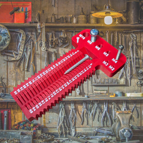 Ergonomic Screw Gauge Tool Enhancing Grip Comfort for Efficient Workshop Operate White 2