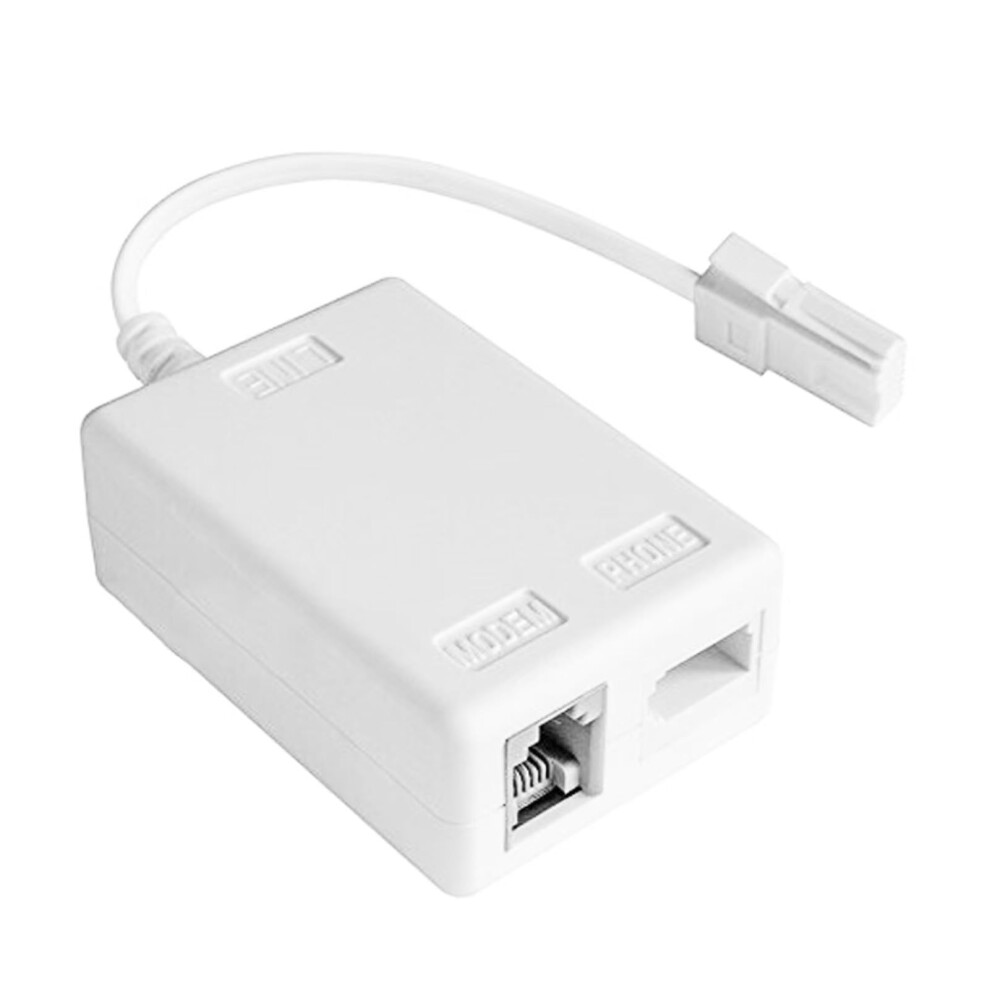 Bt Telephone Splitters Adsl Filter With Cable And Rj11 Connection Adapter, Adsl Microfilter Bt Plug/Socket Internet And Telephone Socket Splitter Cab 5001331805550