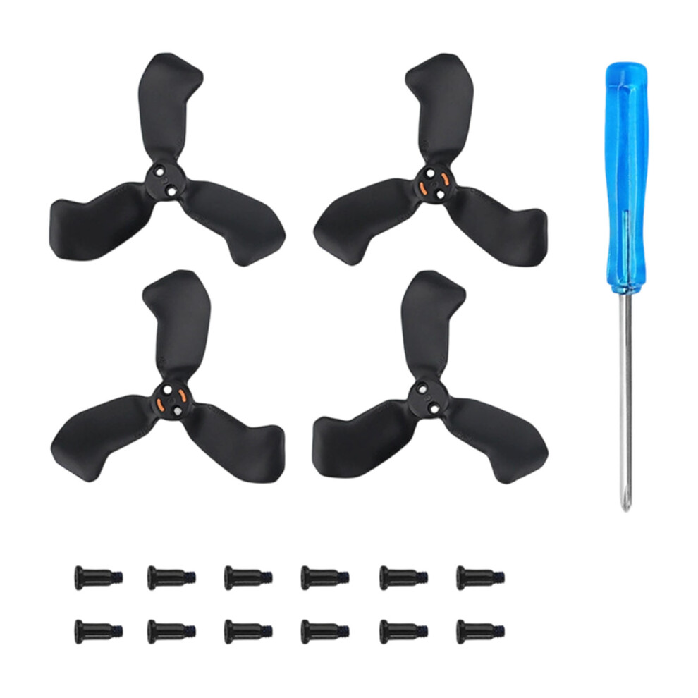 4Pcs Drones Propellers For Drones Replacement Low Noise And Quick Release Propeller Black 7695001167413