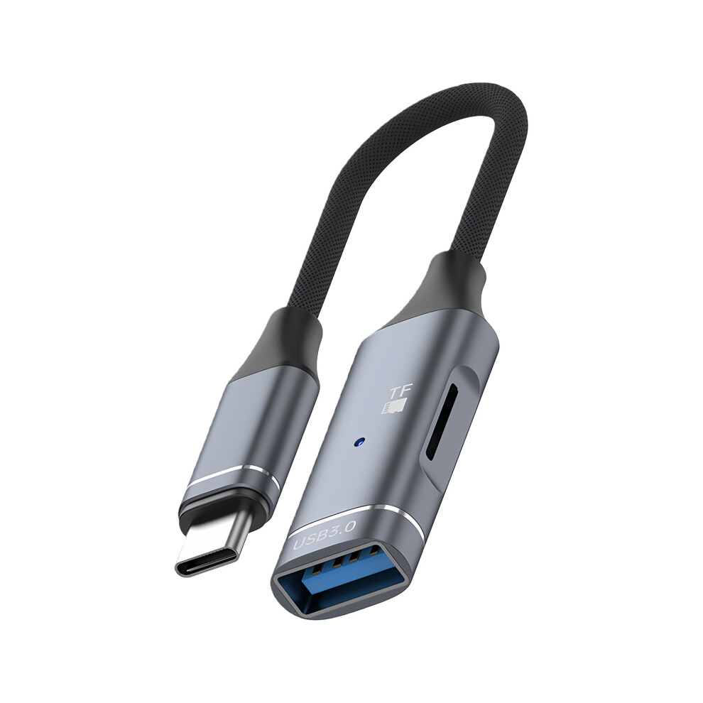 Highly Speed Usb C To Usb Converter Otg Adapter For Electronics Gadgets Grey 7695001243872