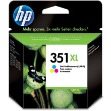 HP CB338EE 351XL High Yield Original Ink Cartridge, Tri-Colour, Single Pack