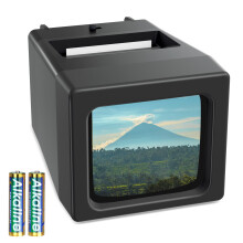 DigitPro 35mm Slide Viewer for Old Slides, 2X Magnification Slide Projector for 35mm Slide, Battery Powered(2 AAA Batteries included)