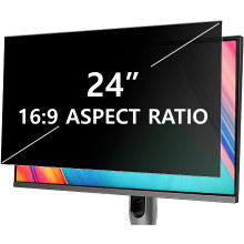 Kelepu 24 Inch Computer Privacy Screen for 24" 16:9 Aspect Ratio Widescreen Monitor, Eye Protections Anti Glare Blue Light Computer Monitor Privacy F