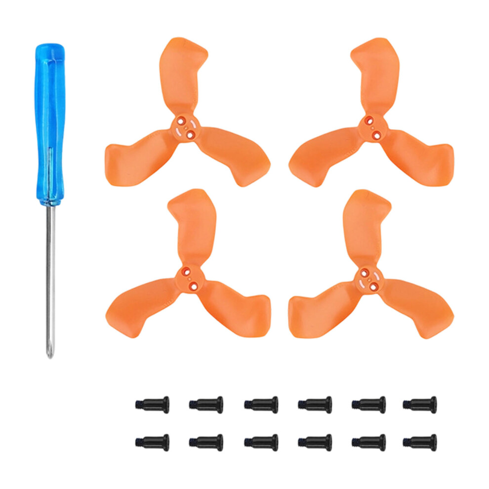 4Pcs Drones Propellers For Drones Replacement Low Noise And Quick Release Propeller Orange 7695001167345