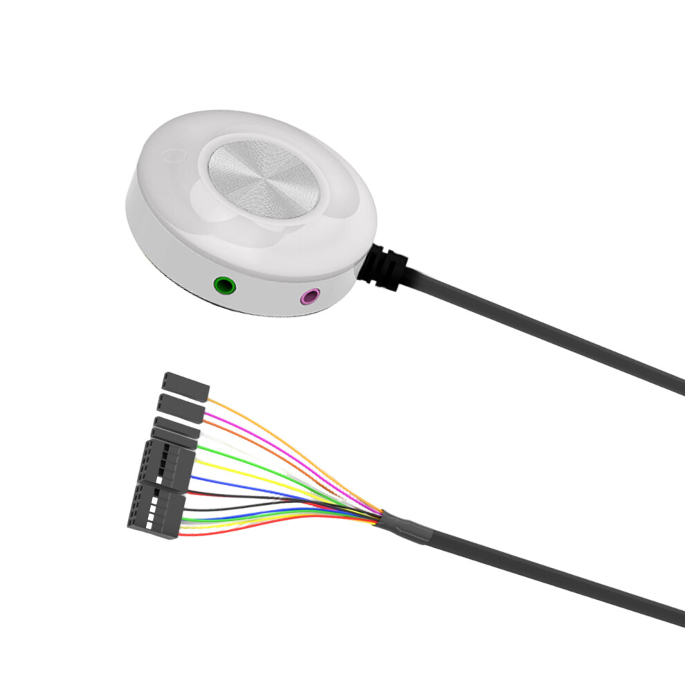 Desktops External Start Switching Button Plugs Play For Various Desktop Computer White 7695001200684