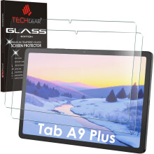 TECHGEAR 2 Pack Tempered Glass Screen Protector for Samsung Galaxy Tab A11 Plus / A11+ (2025) & Tab A9 Plus / A9+ (2023) 11" [HD Clarity] [9H Hardnes