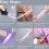 150Pieces Ballet Style Nail Templates Quick Curing Nail Molds Easy Application 7