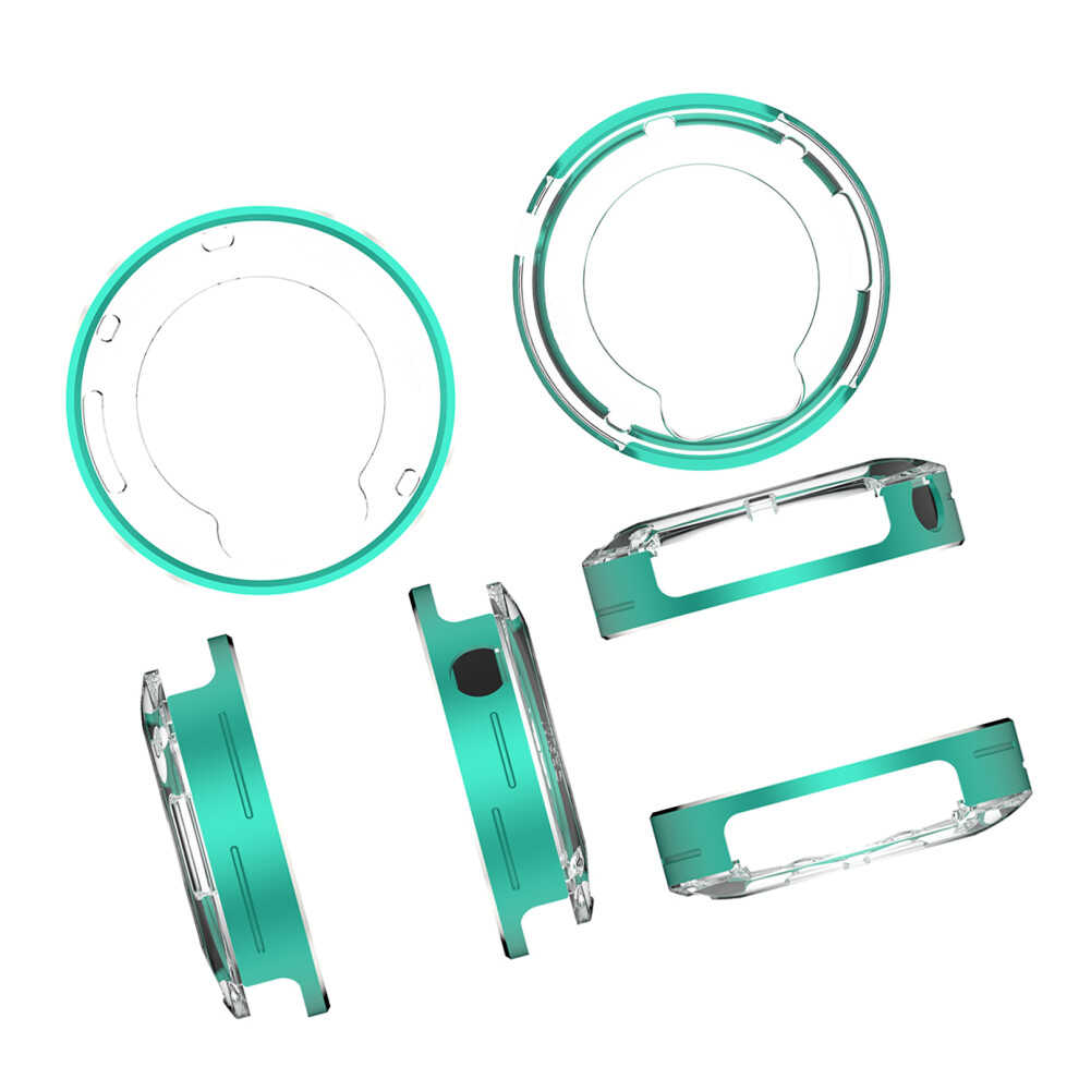 Modern Metallic Smartwatch Housing Anti Corrosion Coating Hassle Less Snap On Green 7695001201162