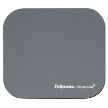 Fellowes Mouse Mat with Non-Slip Rubber Base - Mouse Pad with Antibacterial Protection - Suitable for Both Optical and Laser Mice - 199 x 232 x 2mm -