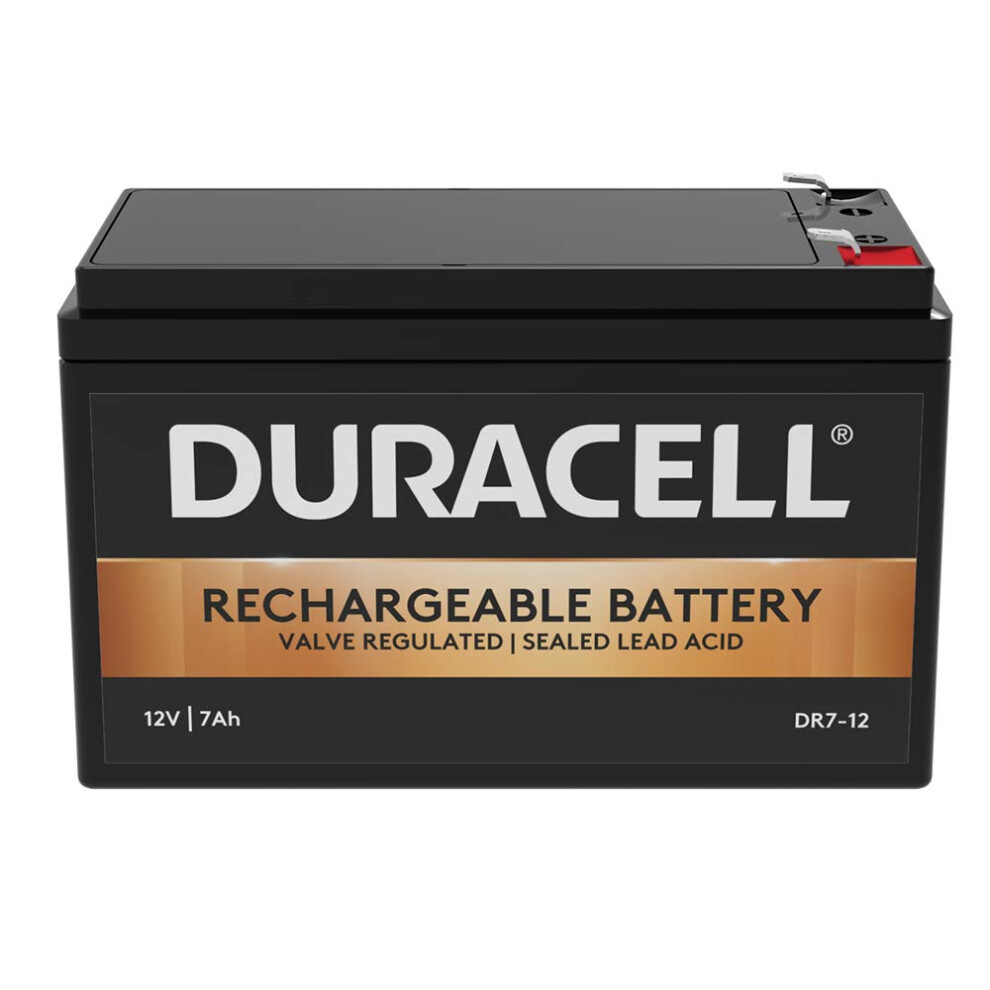 Photos - Power Tool Battery Duracell Original DR7-12 12V 7Ah Sealed Lead Acid Rechargeable Battery UPS Home Alarm Mobility Scooter Replaces APC RBC17 | 