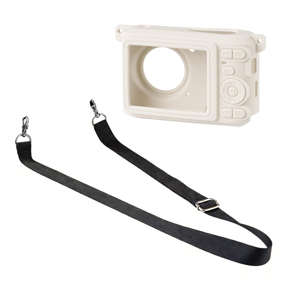 Shock Absorbing Silicone Case For Pixpro Fz45 Easy To Clean Comfortable Grip Beige 7695001162609