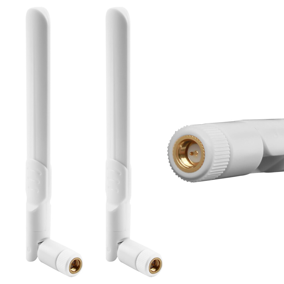 5Dbi 4G Lte Antennas 2-Pack Â Sma Male Omnidirectional Aerial For Netgear, Tp-Link Routers, Trail Cameras & Modems (Vodafone/Ee/O2/Three)Ï¼Compatib 5005427032684