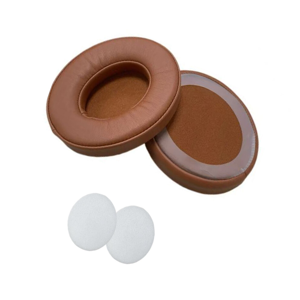 2 Piece Protein Leather Earmuffs Spare Earpads For Ikf T1p Headphone Brown 7695001152341