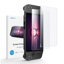 JSAUX 2-Pack Screen Protector for Legion Go, Ultra HD Glass Protector 9H Hardness Edge-to-Edge Scratch Resistant Tempered Glass Compatible with Lenov
