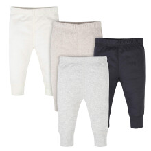 Onesies Brand Unisex Baby 4 Pack Mix Match Newborn To 12m Pants, Assorted/Multicolor, 3-6 Months UK