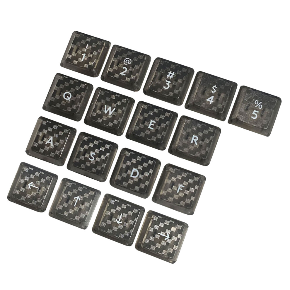 Low Profile Carbon Fiber Texture Nonslip Keycap For G915/G813/G815/G913 Transparent Black 7695001167529