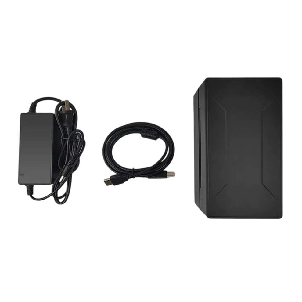 Portable 4X6inch Small Thermals Label Printer With Wireless Bluetooth-Compatible Black 7695001195850