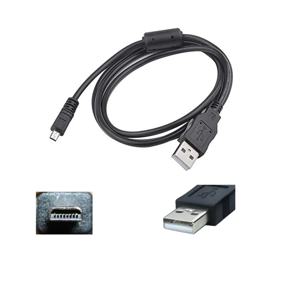 Replacement Usb Cable For Sony Camera Cybershot Dsc-H200 Dsc-H300 Dsc-W370 Dsc-W800 Dsc-W830 Dsc-W310 Dsc-W330 Dsc-W180 Dsc-W630 Dsc-W650 Dsc-W670 Ds 5007876110296